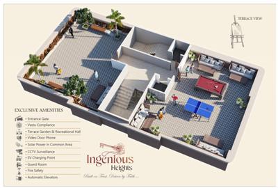 Image of 1650 Sq.ft 3 BHK Apartment / Flat for sale in Laxminagar, Nagpur for Rs. 15600000