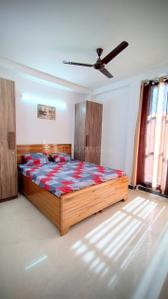 Bedroom Image of 900 Sq.ft 1 BHK Builder Floor for rent in Sector 46 Gurgaon for Rs. 26000