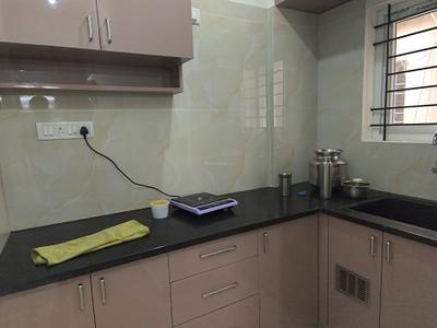 Kitchen Image of 849 Sq.ft 1 BHK Builder Floor for rent in Mahadevapura Bengaluru for Rs. 34999