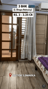 Image of 2200 Sq.ft 3 BHK Apartment / Flat for sale in Eden Towers Apartment, Sector 5 Dwarka, New Delhi for Rs. 33000000