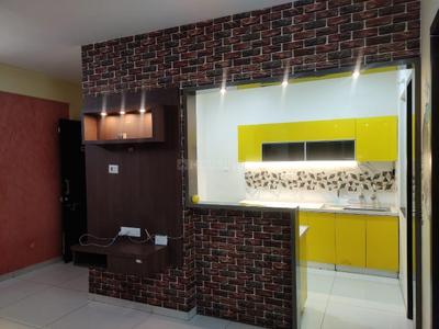 Kitchen Image of 560 Sq.ft 1 BHK Apartment / Flat for sale in Goel Ganga Hill Mist Harmony, Kondhwa Pune for Rs. 4200000