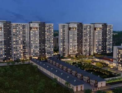 Image of 1500 Sq.ft 2.5 BHK Apartment / Flat for sale in DNR Parklink, Chikkagubbi Village, Bengaluru for Rs. 17944000