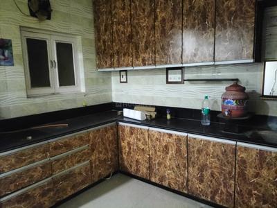 Kitchen Image of 900 Sq.ft 3.5 BHK Independent House for rent in Park Colony Jamnagar for Rs. 30000