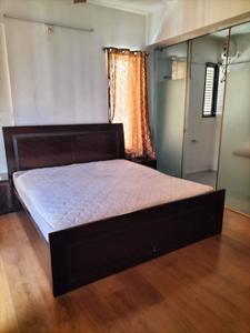 Bedroom Image of 1200 Sq.ft 3 BHK Apartment / Flat for rent in Sahjanand Nexus 5, Karmnagri Society Nadiad for Rs. 11000