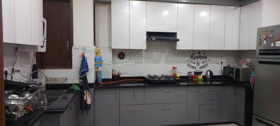 Kitchen Image of 1200 Sq.ft 3 BHK Builder Floor for rent in Vaishali Ghaziabad for Rs. 28000