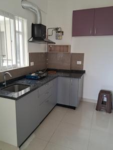 Kitchen Image of 1010 Sq.ft 3 BHK Apartment / Flat for rent in Sattva Bliss, Budigere Cross Bengaluru for Rs. 35000