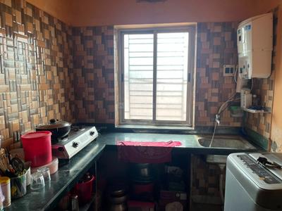 Kitchen Image of 925 Sq.ft 3 BHK Apartment / Flat for sale in Teghoria Kolkata for Rs. 5500000