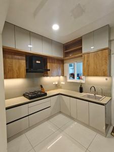 Kitchen Image of 1715 Sq.ft 3 BHK Apartment / Flat for rent in Rajapushpa Provincia, Narsingi Hyderabad for Rs. 82000
