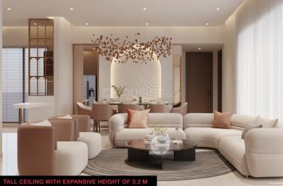 Hall Image of 1400 Sq.ft 3 BHK Apartment / Flat for sale in Shaligram The Mile, Ravet Pune for Rs. 14000000