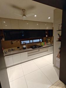 Kitchen Image of 2750 Sq.ft 4 BHK Apartment / Flat for sale in Goyal Riviera Blues, Prahlad Nagar Ahmedabad for Rs. 27000000