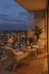 Balcony Image of 885 Sq.ft 2 BHK Apartment / Flat for sale in Neelam Senroofs, Mulund East Mumbai for Rs. 25300000