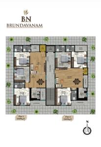 Image of 1569 Sq.ft 3 BHK Apartment / Flat for sale in Pothinamallayya Palem, Visakhapatnam for Rs. 8315000