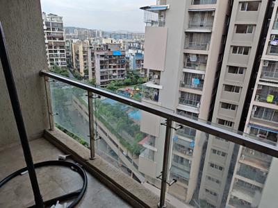 Balcony Image of 1810 Sq.ft 3 BHK Apartment / Flat for rent in Rehab Balaji Delta Tower 1, Ulwe Navi Mumbai for Rs. 77000