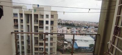 Balcony Image of 645 Sq.ft 1 BHK Apartment / Flat for rent in Choice Goodwill 24, Lohegaon Pune for Rs. 18000