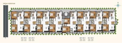 Image of 1287 Sq.ft 2 BHK Apartment / Flat for sale in Chandapura, Bengaluru for Rs. 5500000