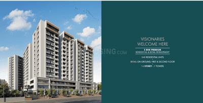 Image of 1760 Sq.ft 3 BHK Apartment / Flat for sale in Sun Urban Park, South Bopal, Ahmedabad for Rs. 11700000