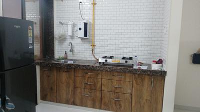 Kitchen Image of 780 Sq.ft 1 BHK Apartment / Flat for rent in Vinayak Prestige Riona, Palanpur Surat for Rs. 20500