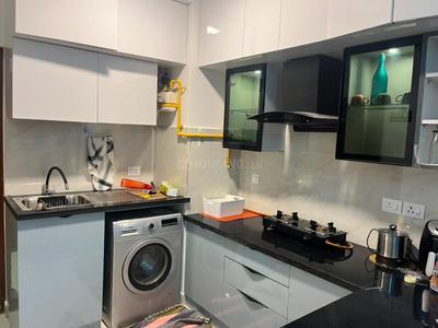 Kitchen Image of 547 Sq.ft 1 RK Studio for rent in Brigade Cornerstone Utopia, Varthur Bengaluru for Rs. 35000