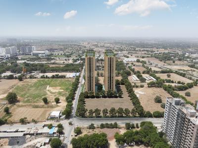 Balcony Image of 1749 Sq.ft 3 BHK Apartment / Flat for sale in Reflection, Shela Ahmedabad for Rs. 7900000