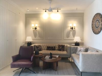 Living Room Image of 585 Sq.ft 1 BHK Apartment / Flat for rent in Godrej The Trees, Vikhroli East Mumbai for Rs. 75000