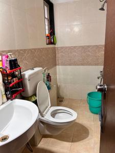Bathroom Image of 950 Sq.ft 1 BHK Apartment / Flat for rent in Charholi Budruk Pune for Rs. 21000