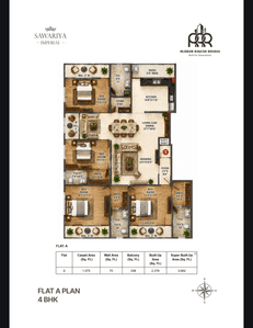 Image of 3662 Sq.ft 4 BHK Apartment / Flat for sale in Meera Nagar, Udaipur for Rs. 21500000