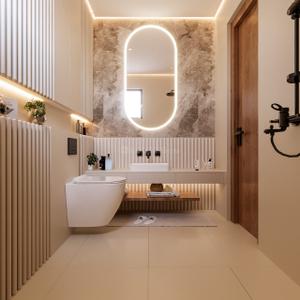 Bathroom Image of 2460 Sq.ft 4 BHK Apartment / Flat for sale in Tilak Nagar Jaipur for Rs. 34600000