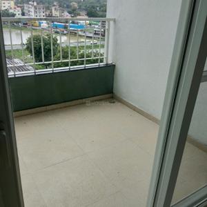 Balcony Image of 956 Sq.ft 2 BHK Apartment / Flat for rent in Chandrarang Basileo, Pimple Gurav Pune for Rs. 32000