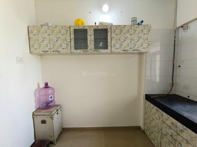 Kitchen Image of 510 Sq.ft 1 BHK Apartment / Flat for rent in Raunak Heights, Kasarvadavali Thane for Rs. 25000