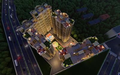 Image of 620 Sq.ft 1 BHK Apartment / Flat for sale in Vishnu Vertex, Dombivli East, Thane for Rs. 3400000