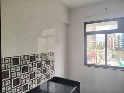 Kitchen Image of 530 Sq.ft 1 BHK Apartment / Flat for rent in Rosa Gardenia, Kasarvadavali Thane for Rs. 21000