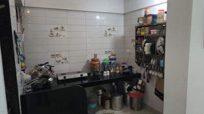Kitchen Image of 650 Sq.ft 1 BHK Apartment / Flat for rent in Shubharambh 21, Ravet Pune for Rs. 18000