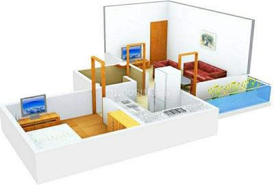 Image of 715 Sq.ft 1 BHK Apartment / Flat for sale in Satpur, Nashik for Rs. 2351000