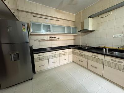Kitchen Image of 2500 Sq.ft 3 BHK Apartment / Flat for rent in Bodakdev Ahmedabad for Rs. 75000