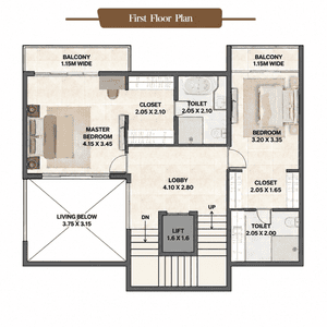 Floor Plan Image of 3616 Sq.ft 4.5 BHK Villa for sale in Sarzora Goa for Rs. 27500000