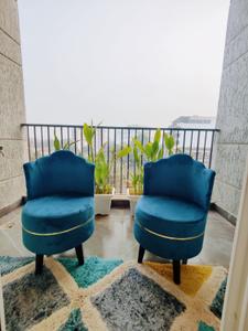 Balcony Image of 800 Sq.ft 2 BHK Builder Floor for rent in Sector 53 Gurgaon for Rs. 48000