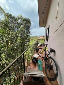Balcony Image of 1200 Sq.ft 2 BHK Builder Floor for rent in Sanquelim Goa for Rs. 15000