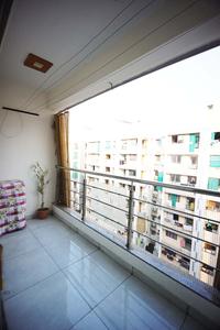 Balcony Image of 2052 Sq.ft 3 BHK Apartment / Flat for sale in Sai Melbourne Lifestyle, Nana Chiloda Ahmedabad for Rs. 8250000