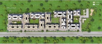 Image of 818 Sq.ft 2 BHK Apartment / Flat for rent in Adani Aangan, Shantigram, Ahmedabad for Rs. 26000
