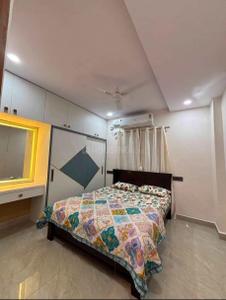 Bedroom Image of 740 Sq.ft 1 BHK Apartment / Flat for rent in Adani The Meadows, Shantigram Ahmedabad for Rs. 13000