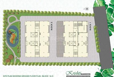 Image of 685 Sq.ft 2 BHK Apartment / Flat for sale in Krishti Mansion, Rajarhat, Kolkata for Rs. 4365900