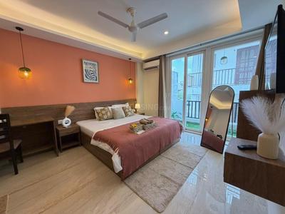 Bedroom Image of 910 Sq.ft 1 BHK Builder Floor for rent in HUDA Plot Sector 42, Sector 42 Gurgaon for Rs. 42000