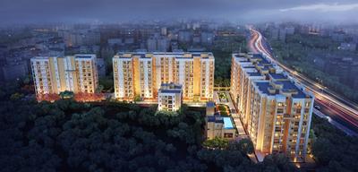 Image of 2090 Sq.ft 4 BHK Apartment / Flat for sale in Ambey Gateway, Chinar Park, Kolkata for Rs. 23700000