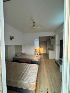 Bedroom Image of 385 Sq.ft 1 RK Studio for rent in Qube Hebitac Apartment , Knowledge Park 3 Greater Noida for Rs. 14000