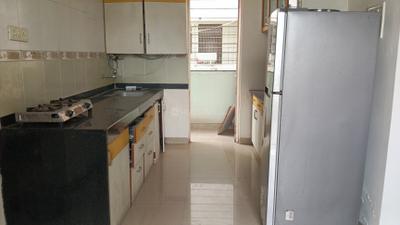 Kitchen Image of 950 Sq.ft 2 BHK Apartment / Flat for rent in Magarpatta Iris, Magarpatta City Pune for Rs. 36000