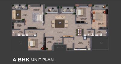 Image of 1080 Sq.ft 2 BHK Apartment / Flat for sale in KP Supernova, Mohammed Wadi, Pune for Rs. 7000000