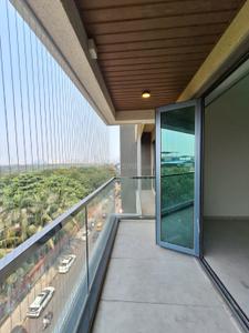 Balcony Image of 2650 Sq.ft 3 BHK Apartment / Flat for rent in Vashi Navi Mumbai for Rs. 120000