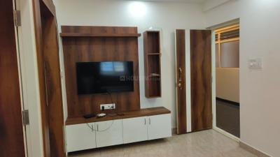 Living Room Image of 710 Sq.ft 1 BHK Apartment / Flat for rent in BTM Layout Bengaluru for Rs. 25000