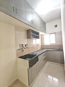 Kitchen Image of 850 Sq.ft 1 BHK Apartment / Flat for rent in Nagondanahalli Bengaluru for Rs. 20000