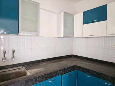 Kitchen Image of 850 Sq.ft 2 BHK Apartment / Flat for rent in Majestique Manhattan H Building, Wagholi Pune for Rs. 28500